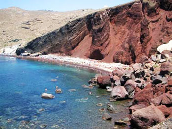 ΦΩΤΟΓΡΑΦΙΕΣ ΣΑΝΤΟΡΙΝΗΣ - SANTORINI ISLAND PHOTOS: Santorini's famous "Red beach"